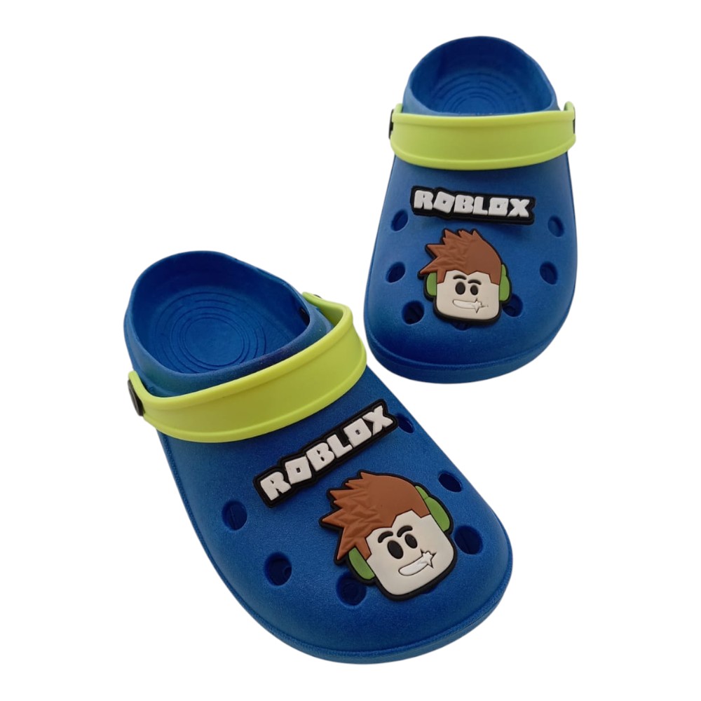Crocs Roblox Azul & Verde
